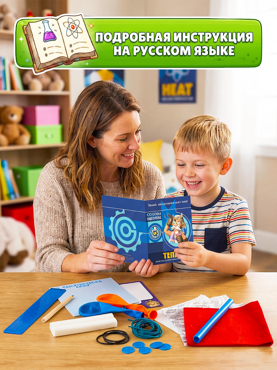 Набор для опытов Профессор Эйн Эксперимент с теплом - фото 2