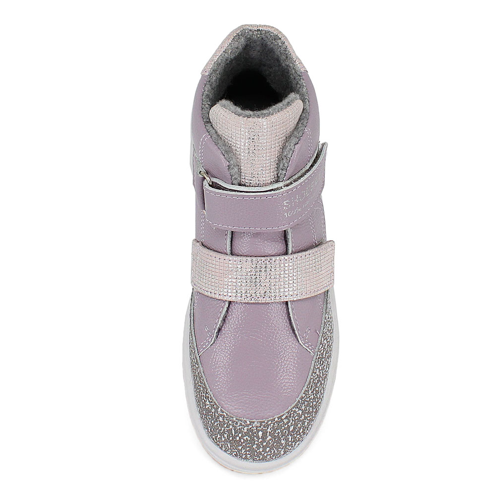 Ботинки Обувь ЛЕЛЬ м 3-1845 Ботинки дошкольные байка (сиреневый) - фото 4