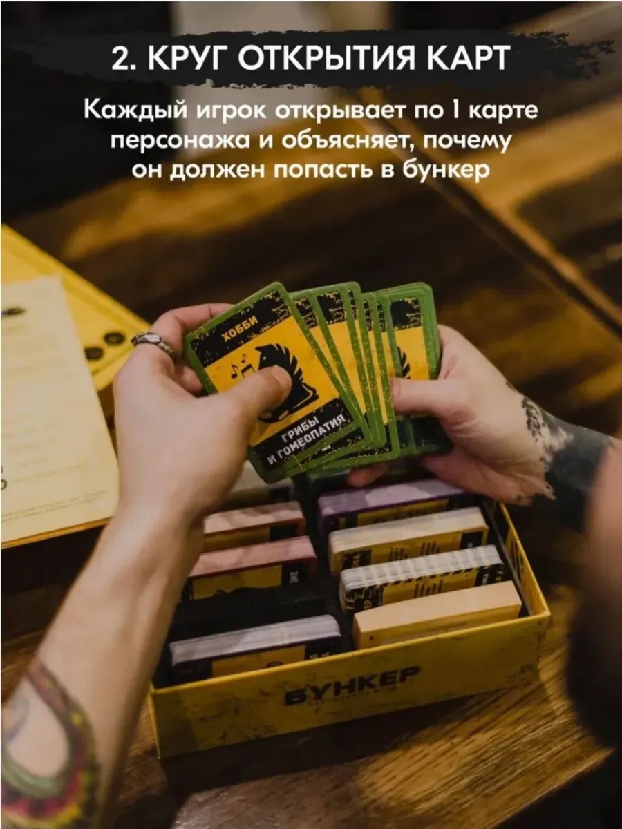 Настольная игра ТОТОША БУНКЕР-Б игра для компании 12+ - фото 3