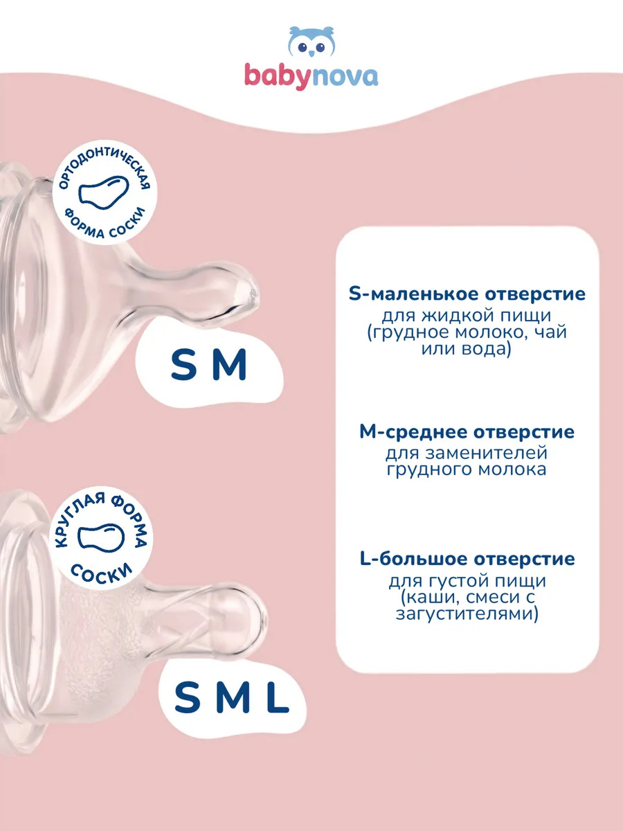 Бутылочка babynova 230 мл - фото 7