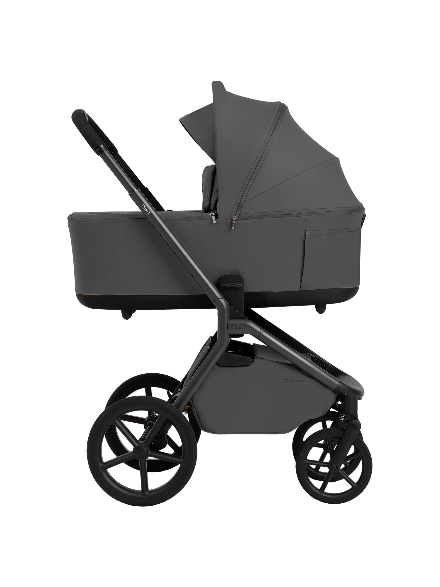 Коляска 2в1 Sweet Baby Orso Dark Grey серый - фото 25