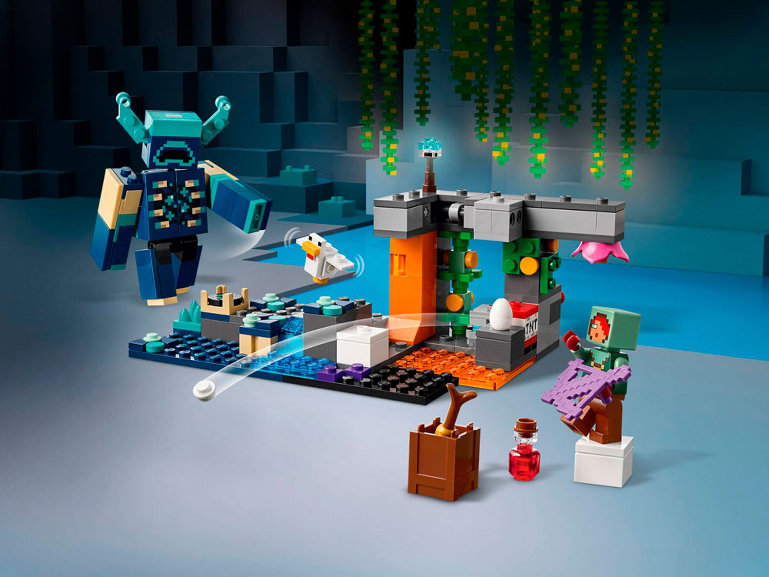 Конструктор LEGO Minecraft Встреча с надзирателем 21274 238 дет. - фото 13