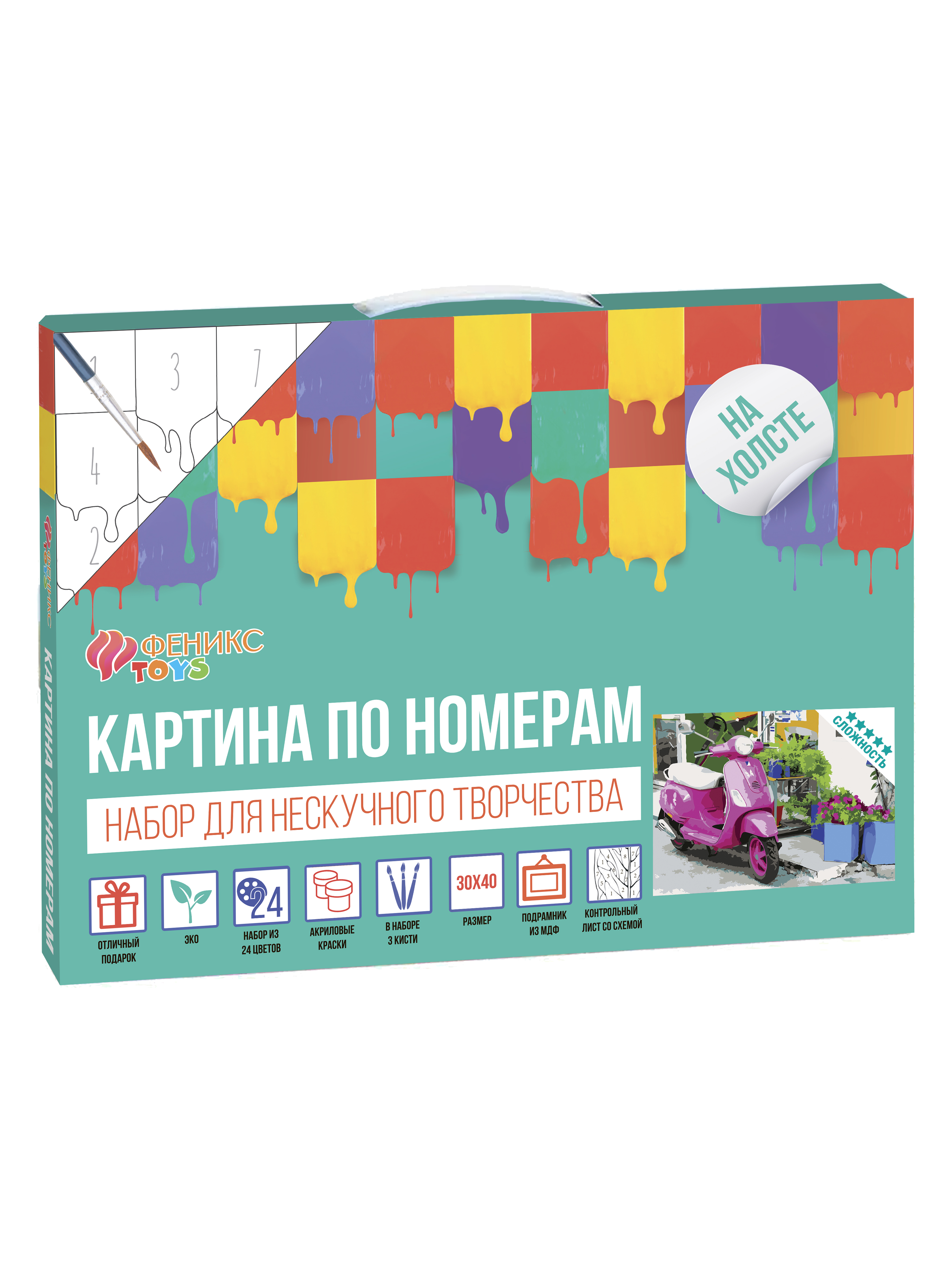 Картина по номерам Play market - фото 9