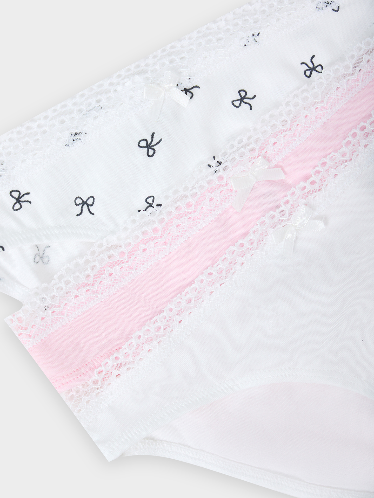 Трусы 3 шт Mark Formelle (Марк Формэль) 417750-3/бантики на белоснежном - фото 3