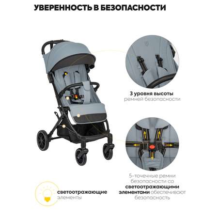 Коляска прогулочная JOVOLA Specter голубой