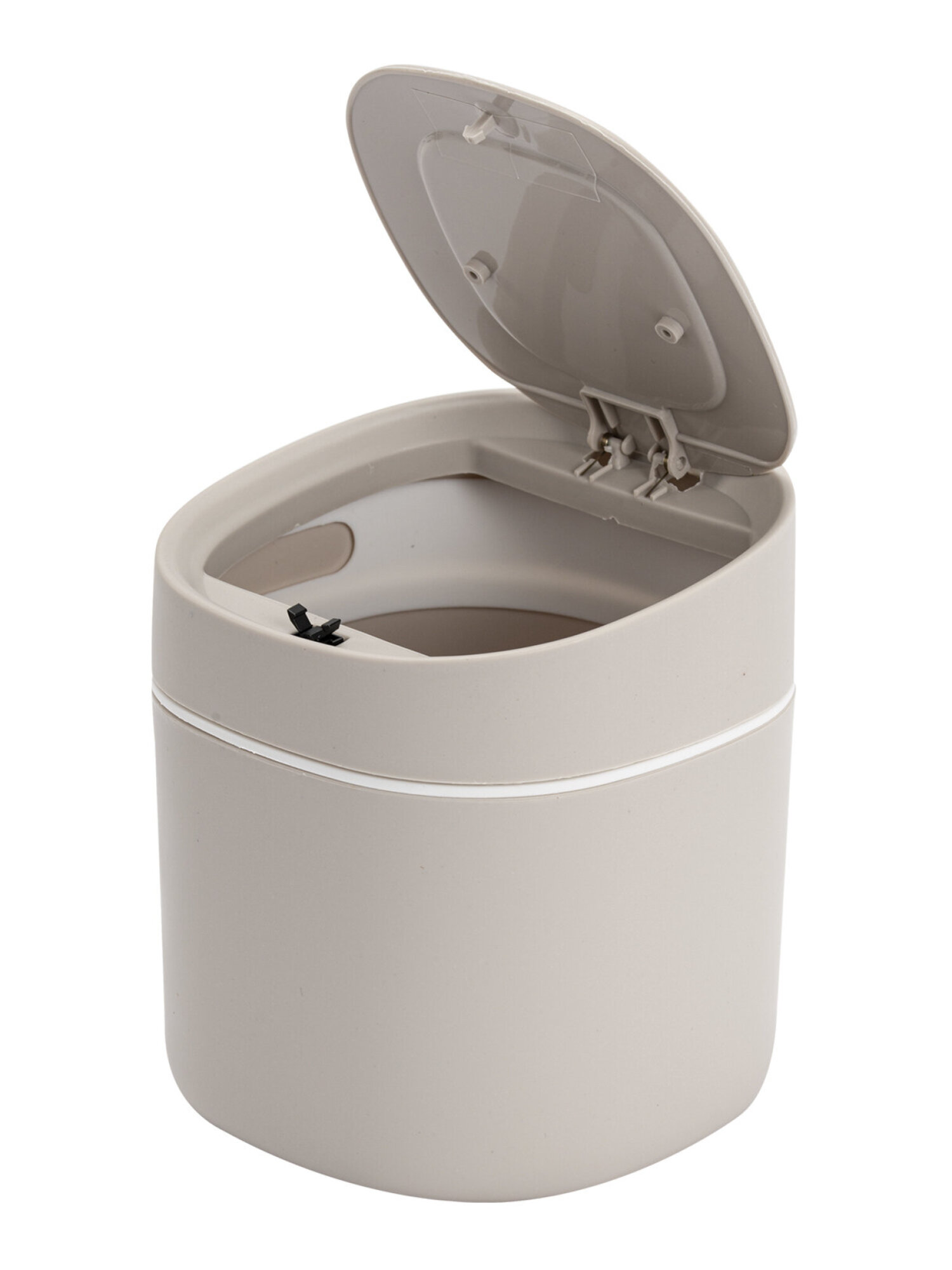 Мусорное ведро настольное BoomHouse с микролифтом 2,8 л белое 155х135мм - фото 11