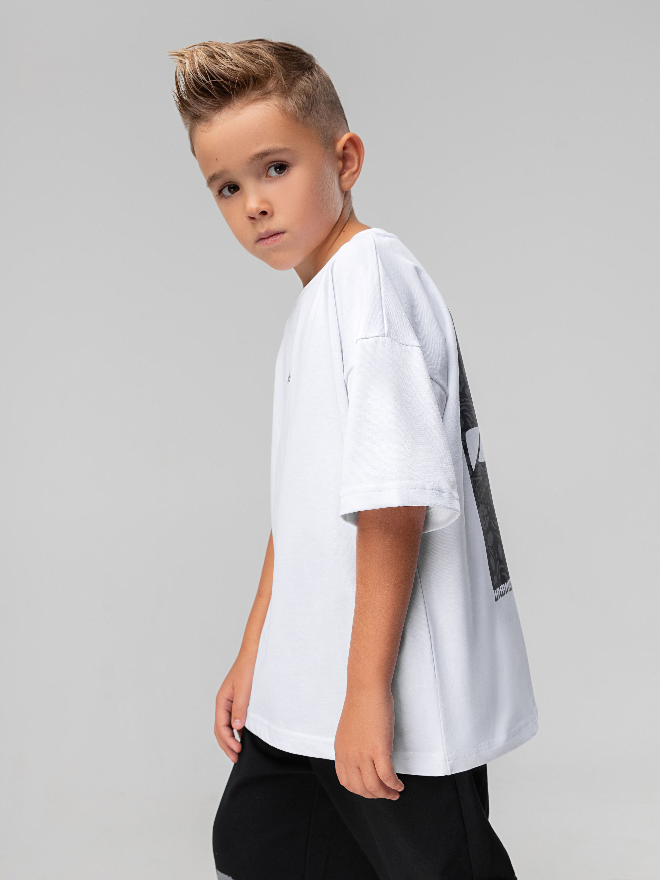 Футболка Bodo 4-460MU_белый (темно-серый) - фото 5