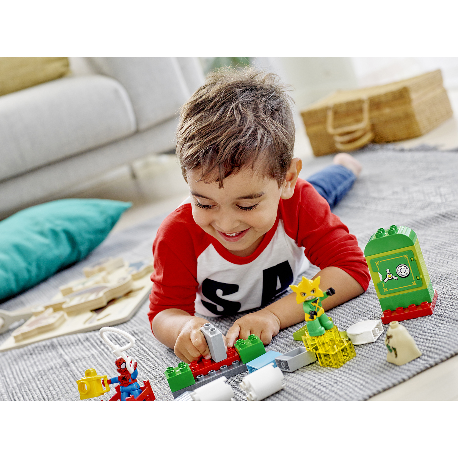 Конструктор LEGO DUPLO Человек-паук против Электро блочный - фото 6
