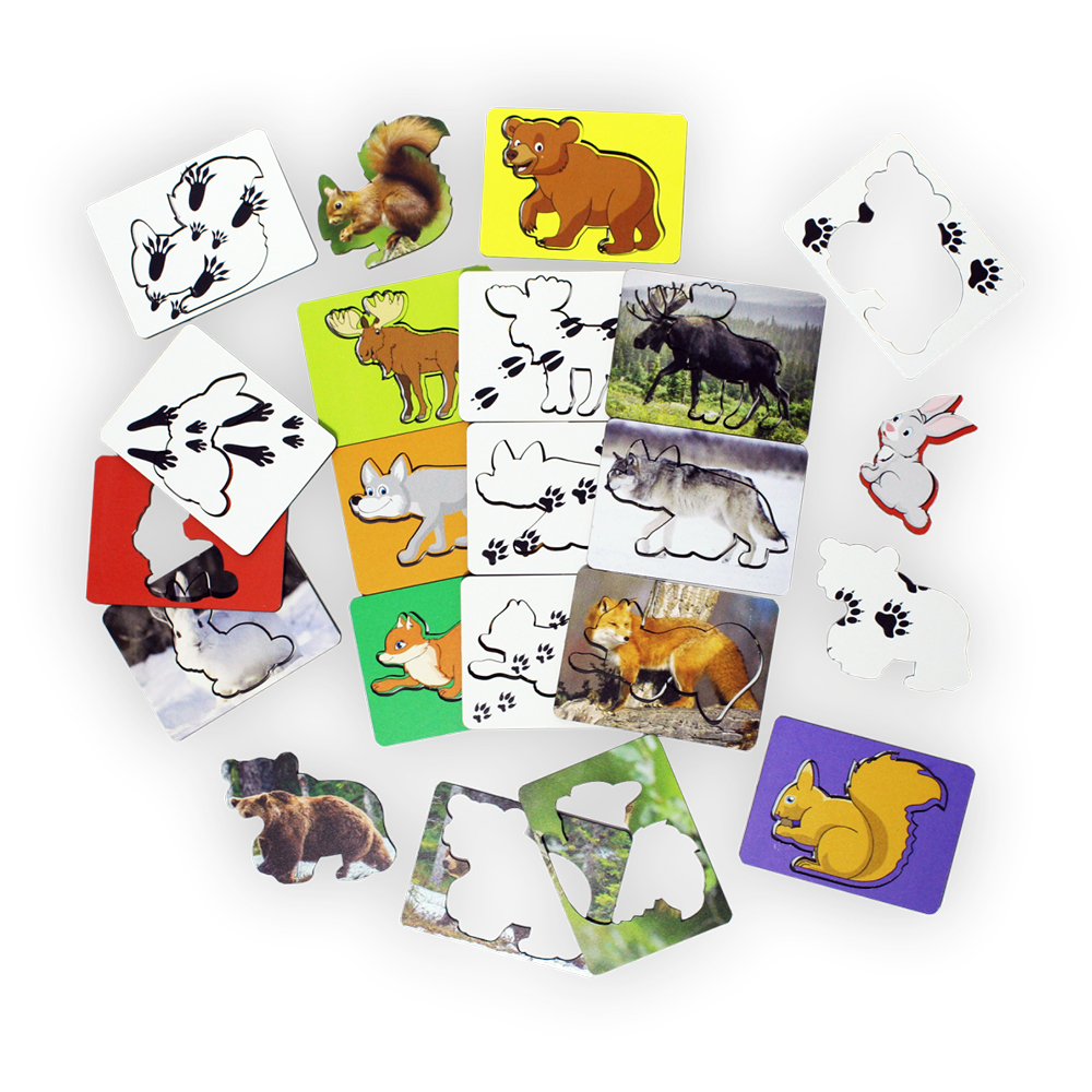 Игрушка ViromToys сортер Монтессори Животные - фото 1