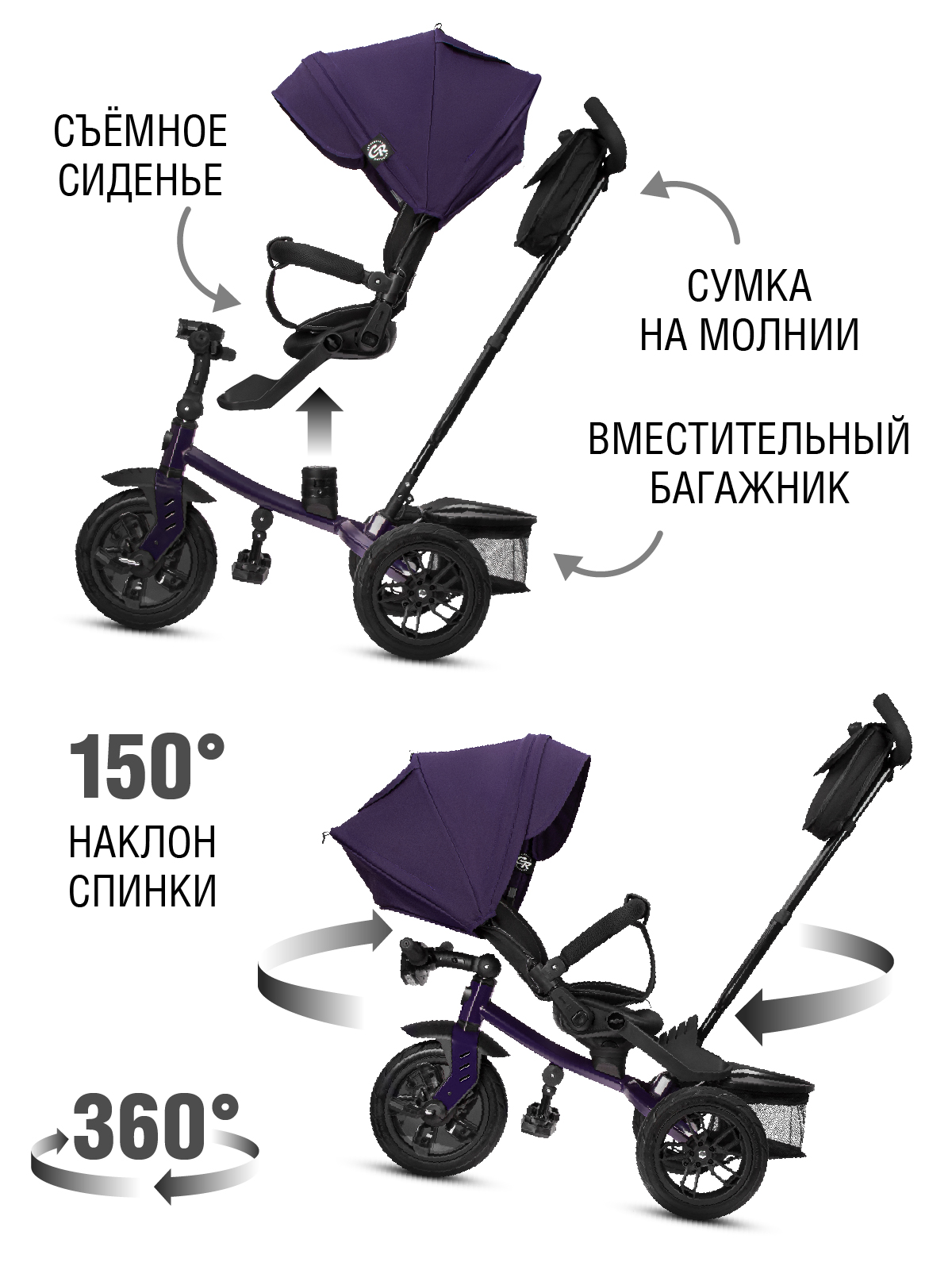 Трехколесный велосипед CITYRIDE - фото 2