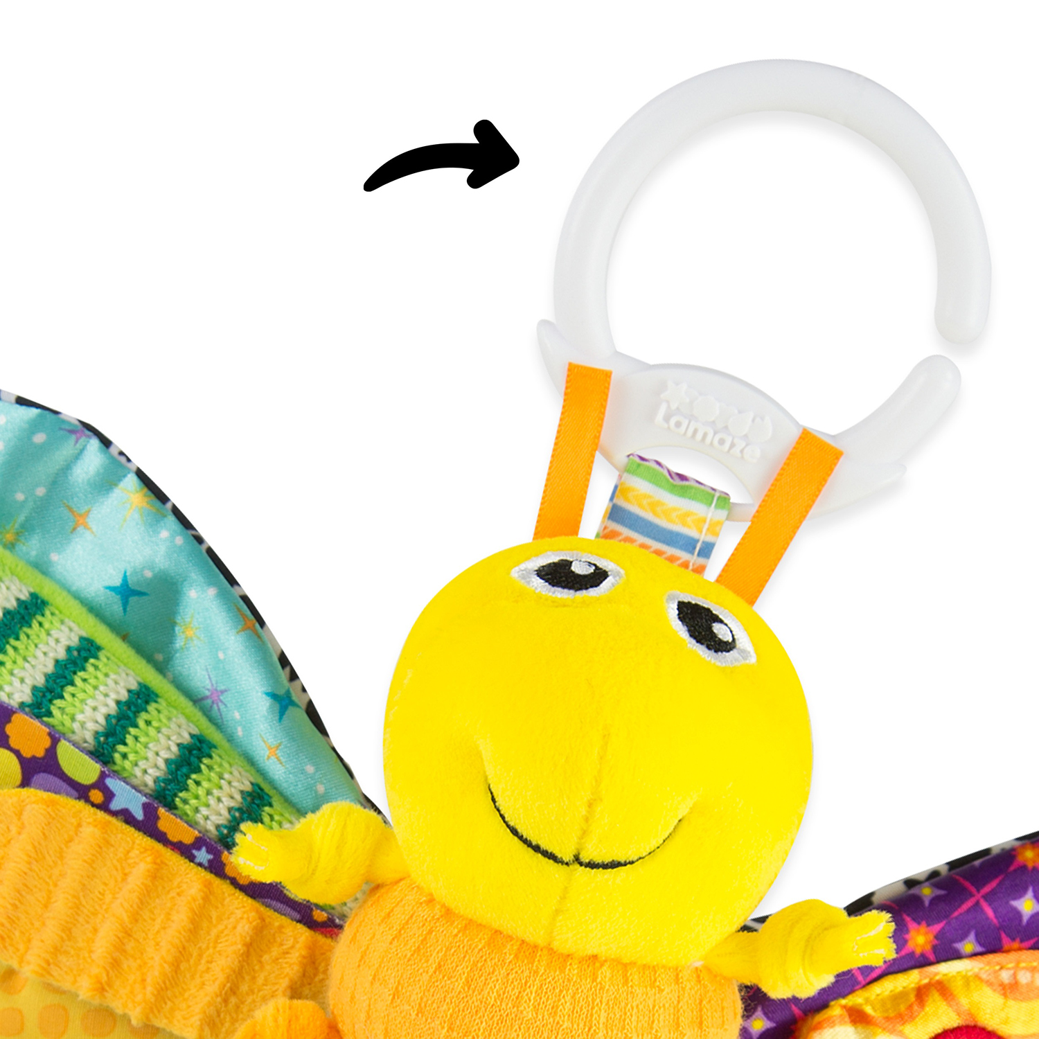 Игрушка Lamaze подвеска Светлячок Фредди с подвесом - фото 7