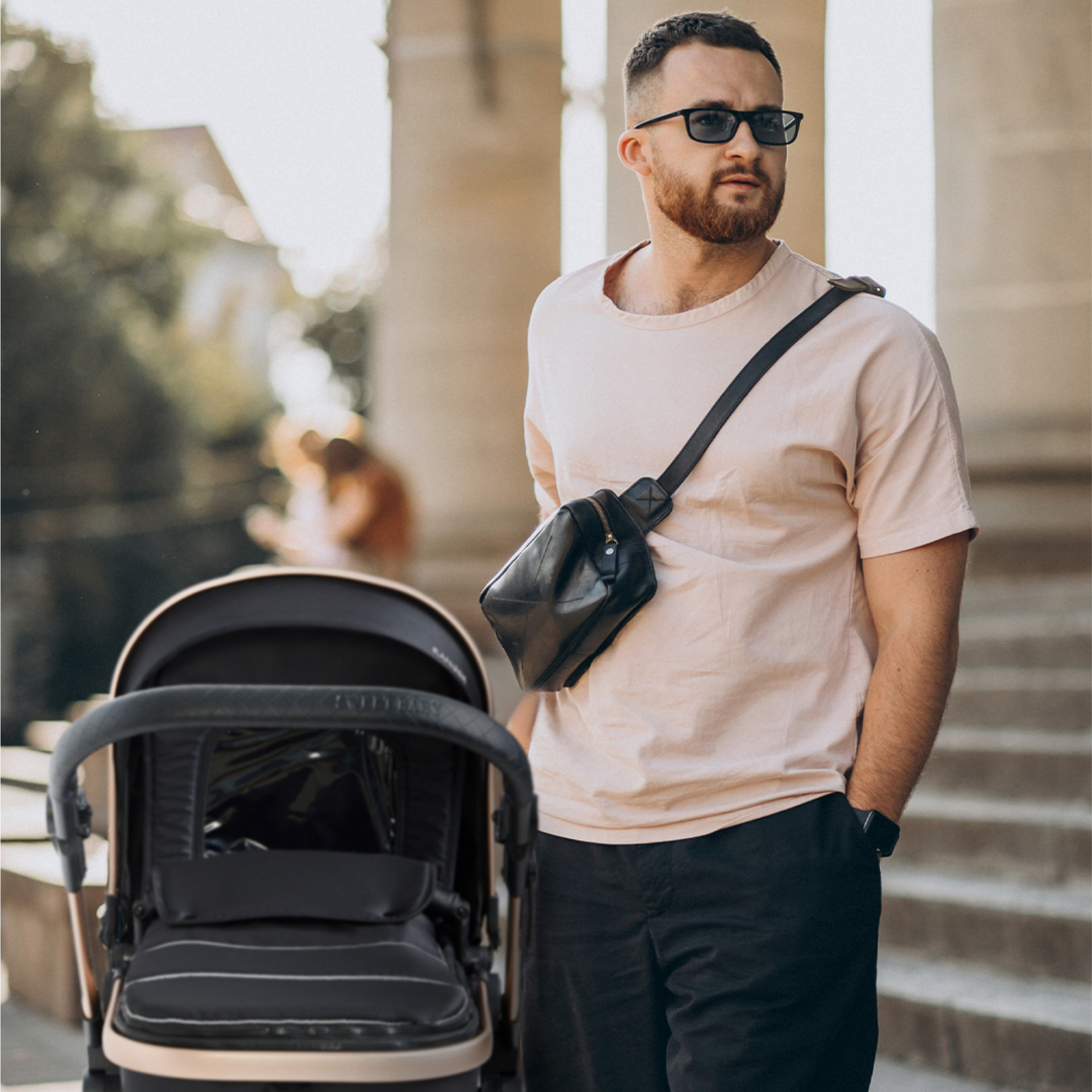 Коляска трансформер Sweet Baby зеленый - фото 8