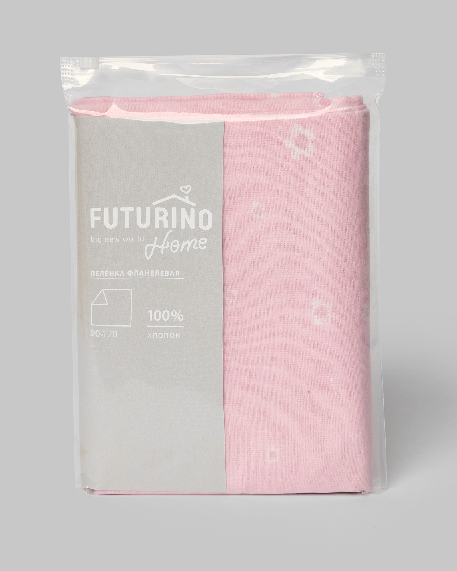 Пелёнка фланелевая FUTURINO Home Цветочки W24FH-1208/Fbd-JJ - фото 4