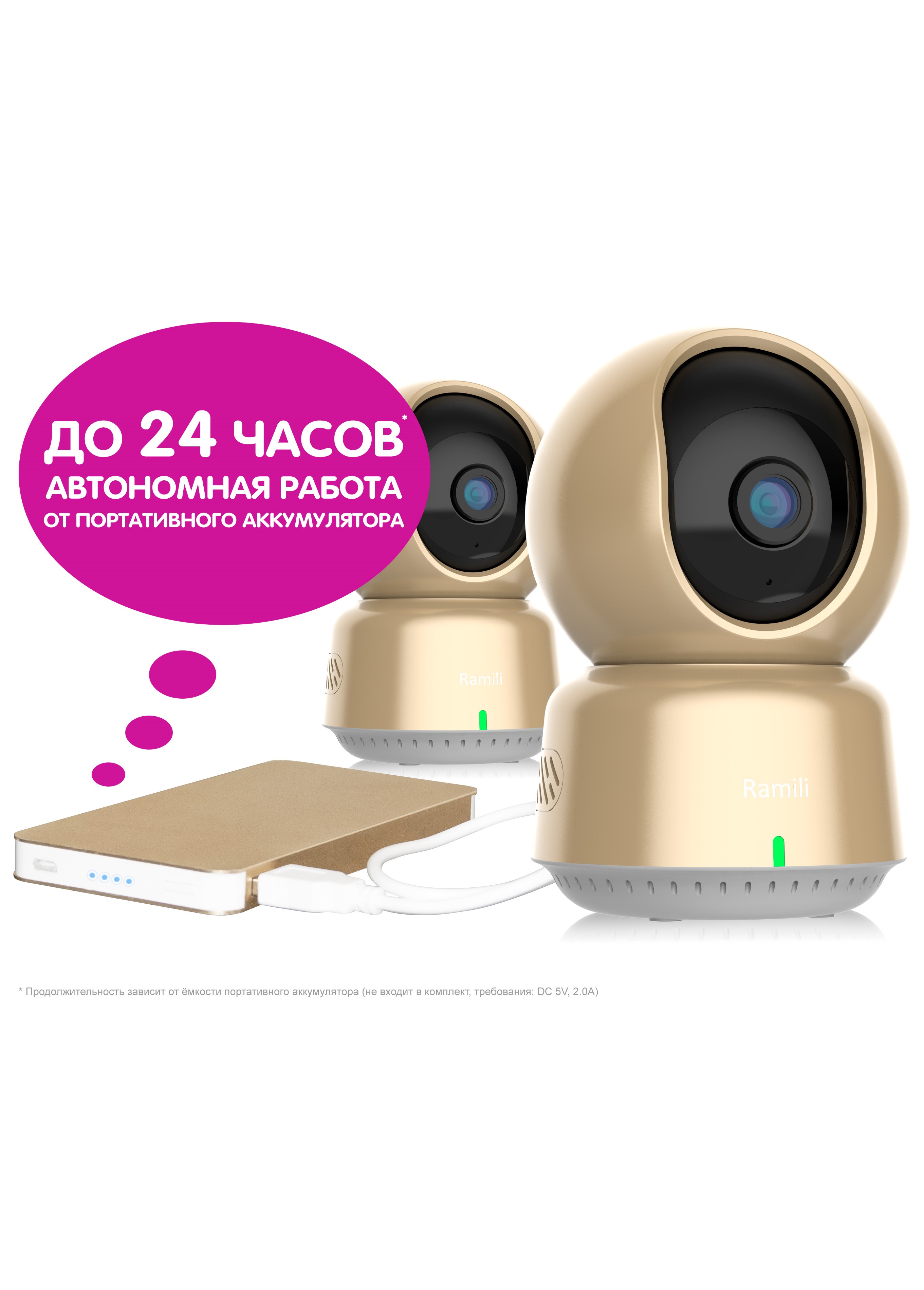 Видеоняня Ramili RV1600X2 - фото 2