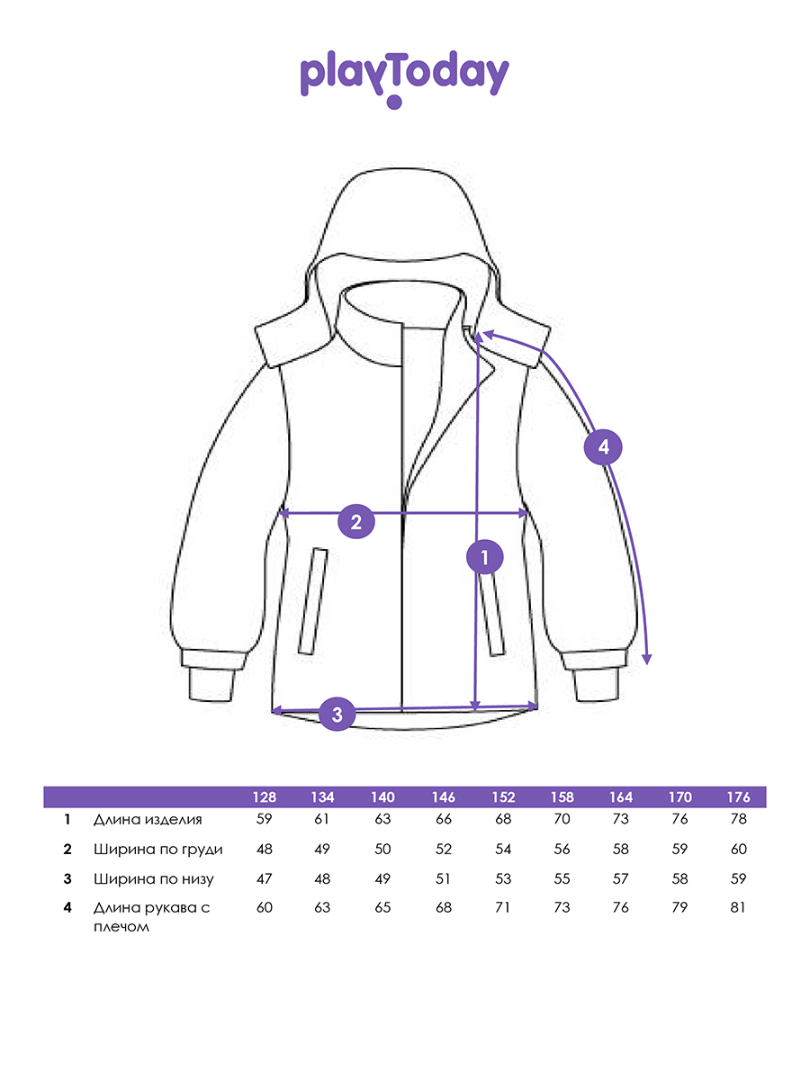 Куртка PlayToday 32311170 - фото 5