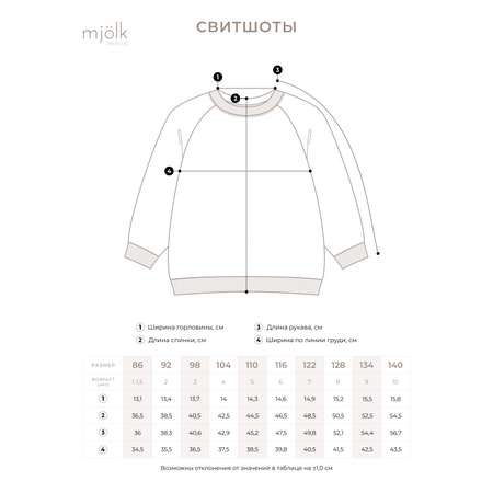 Свитшот Mjolk