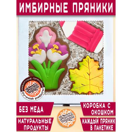 Пряники имбирные ручной работы Вкусный подарок Подарочный набор на 1 сентября и День учителя