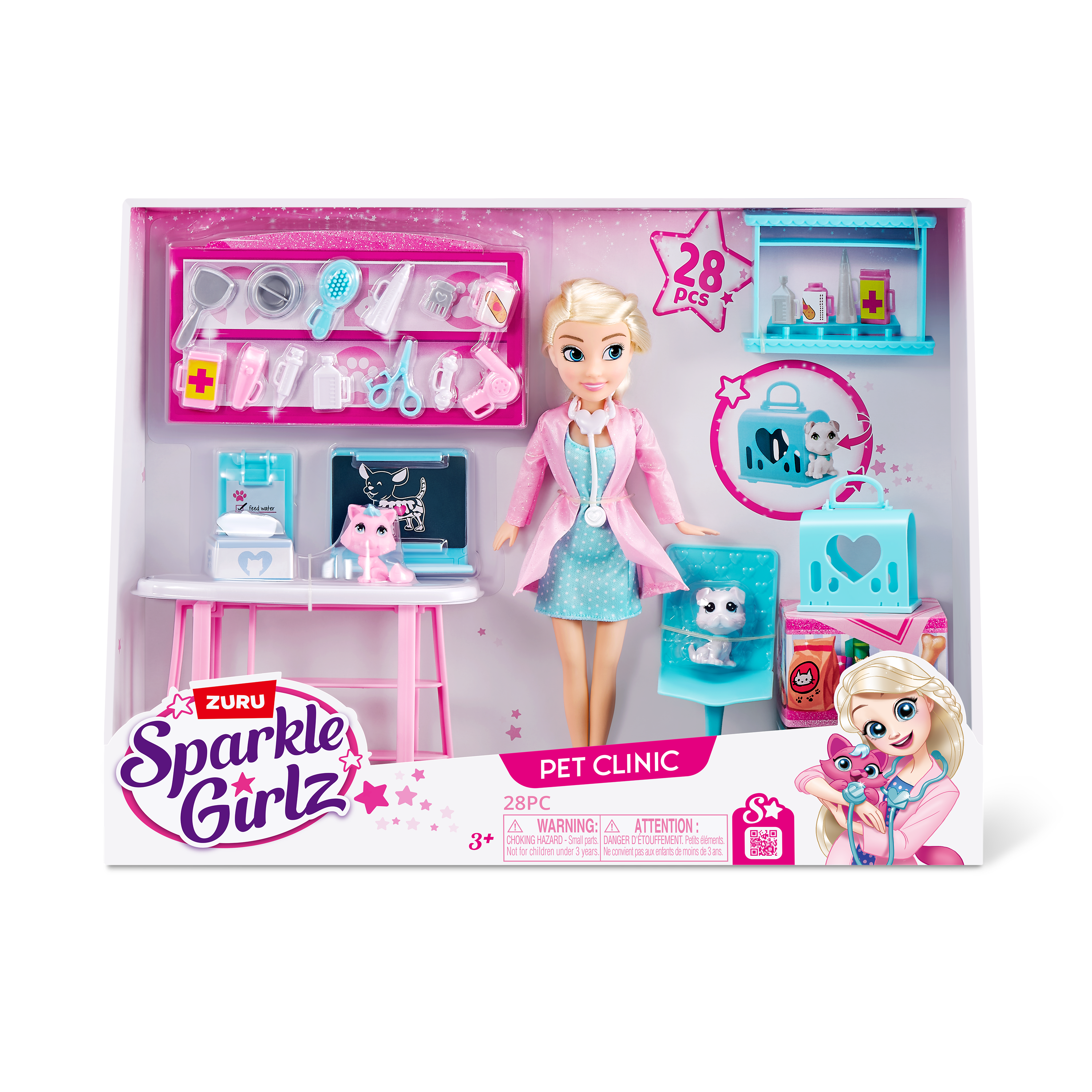 Кукла модельная Zuru Sparkle Girlz Ветеринарная клиника 100184 - фото 12
