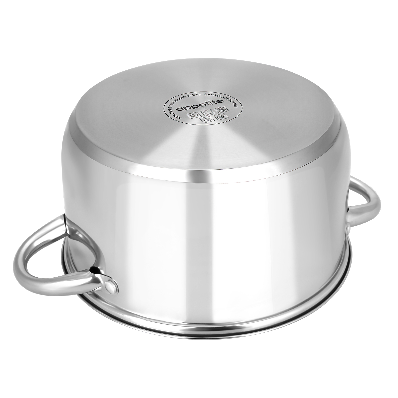 Кастрюля APPETITE нержавеющая сталь Greta 2.5л - фото 5