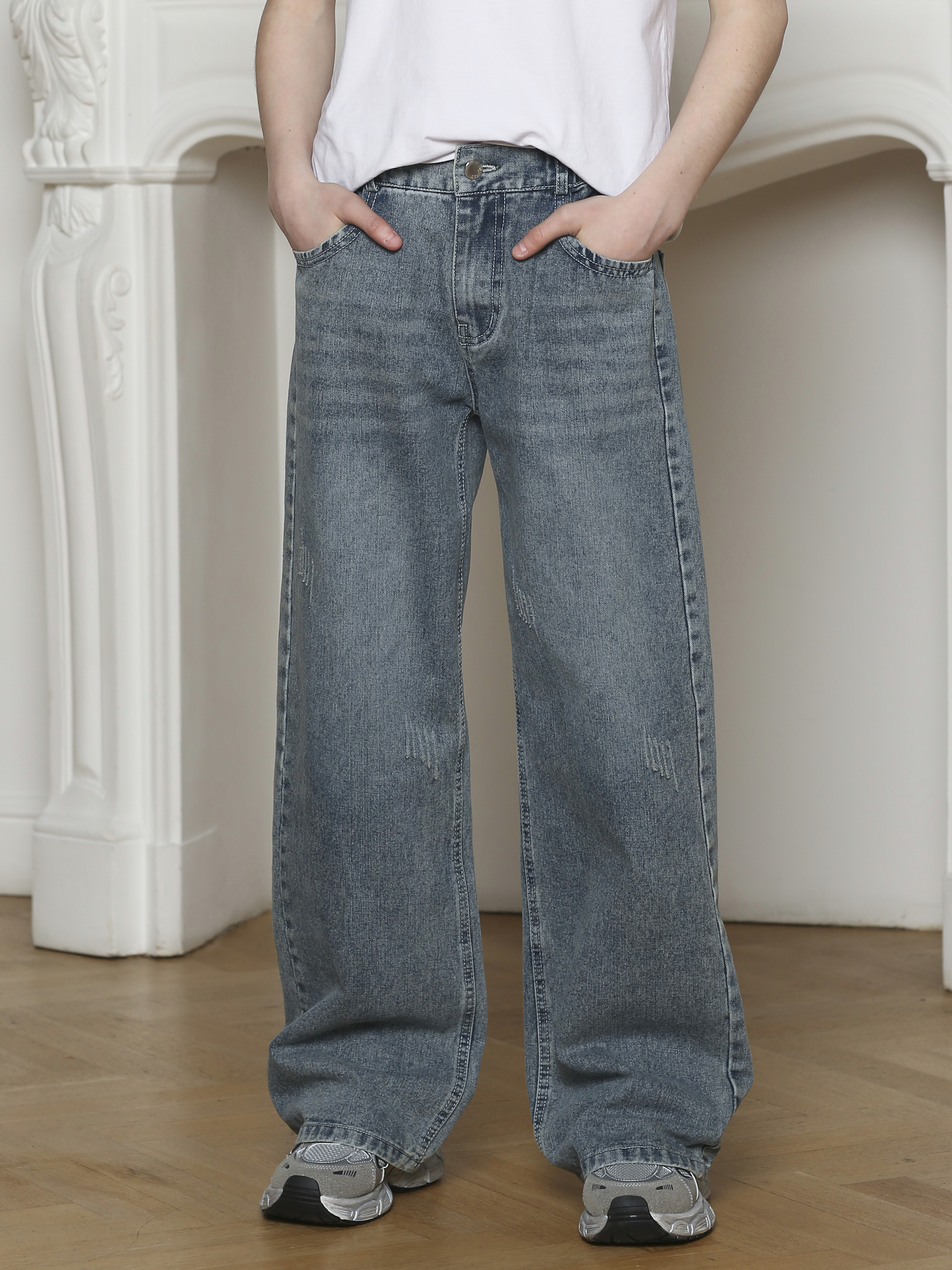 Джинсы-трубы СИНИЙ МИР R167-IL - фото 1