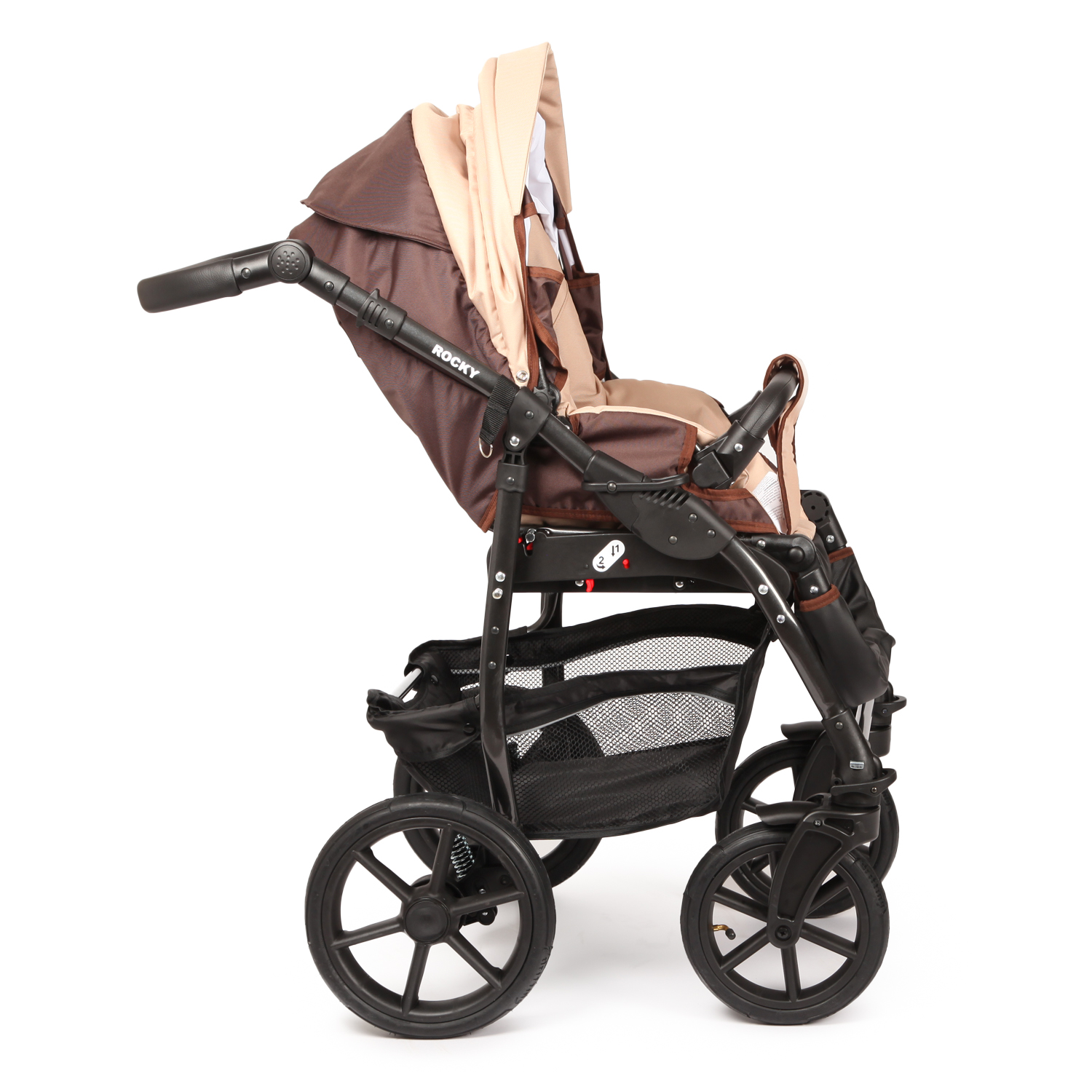 Коляска 2в1 Babyton Rocky Brown - фото 7