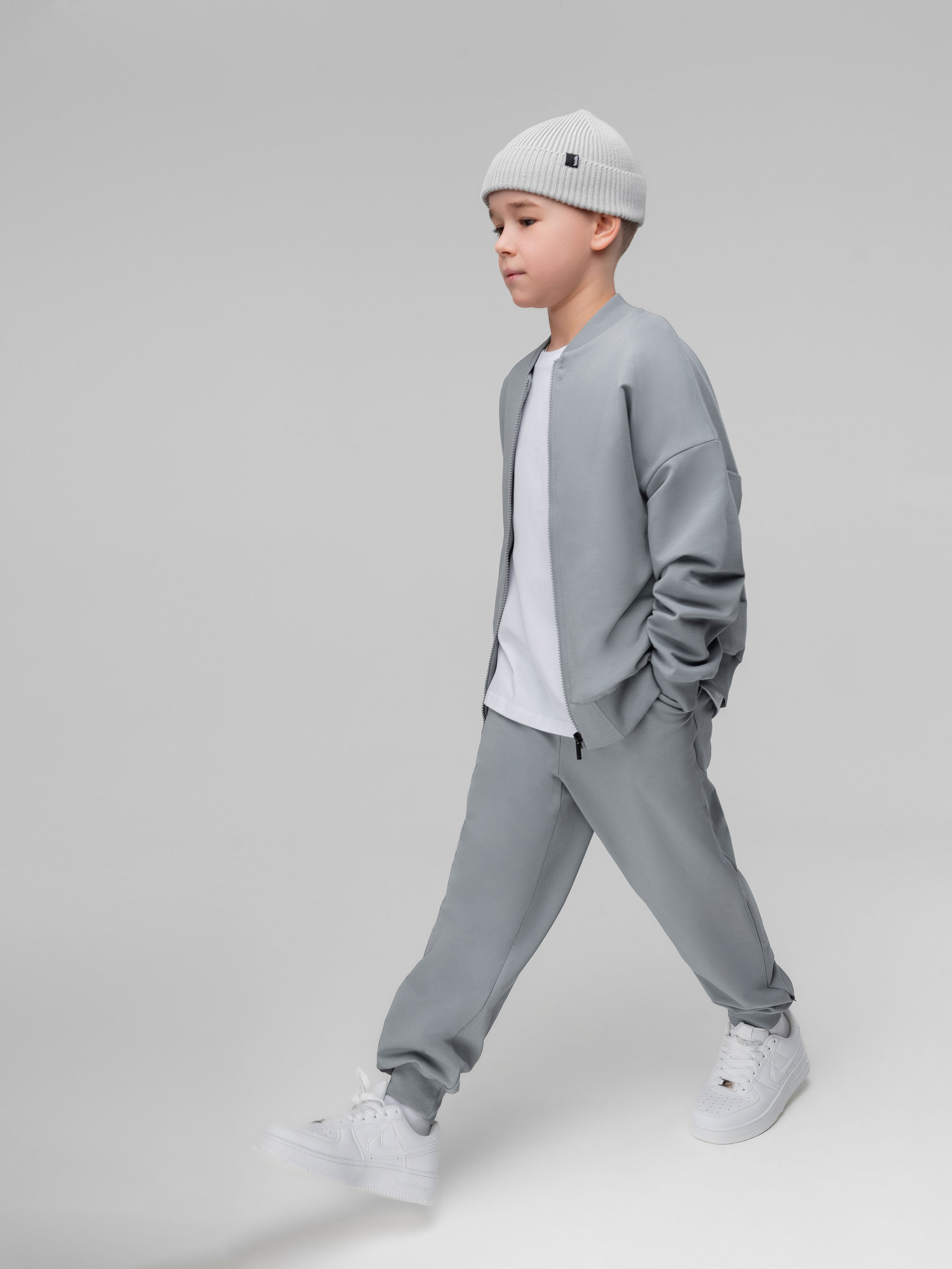Толстовка и брюки Bodo 46-154MU_серый - фото 3