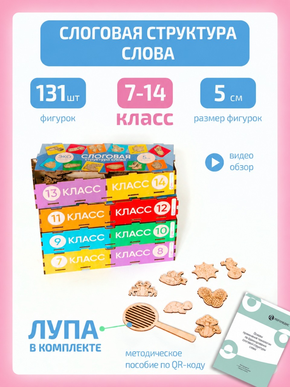 Игрушка Нейротренажеры Слоговая структура слова - фото 1