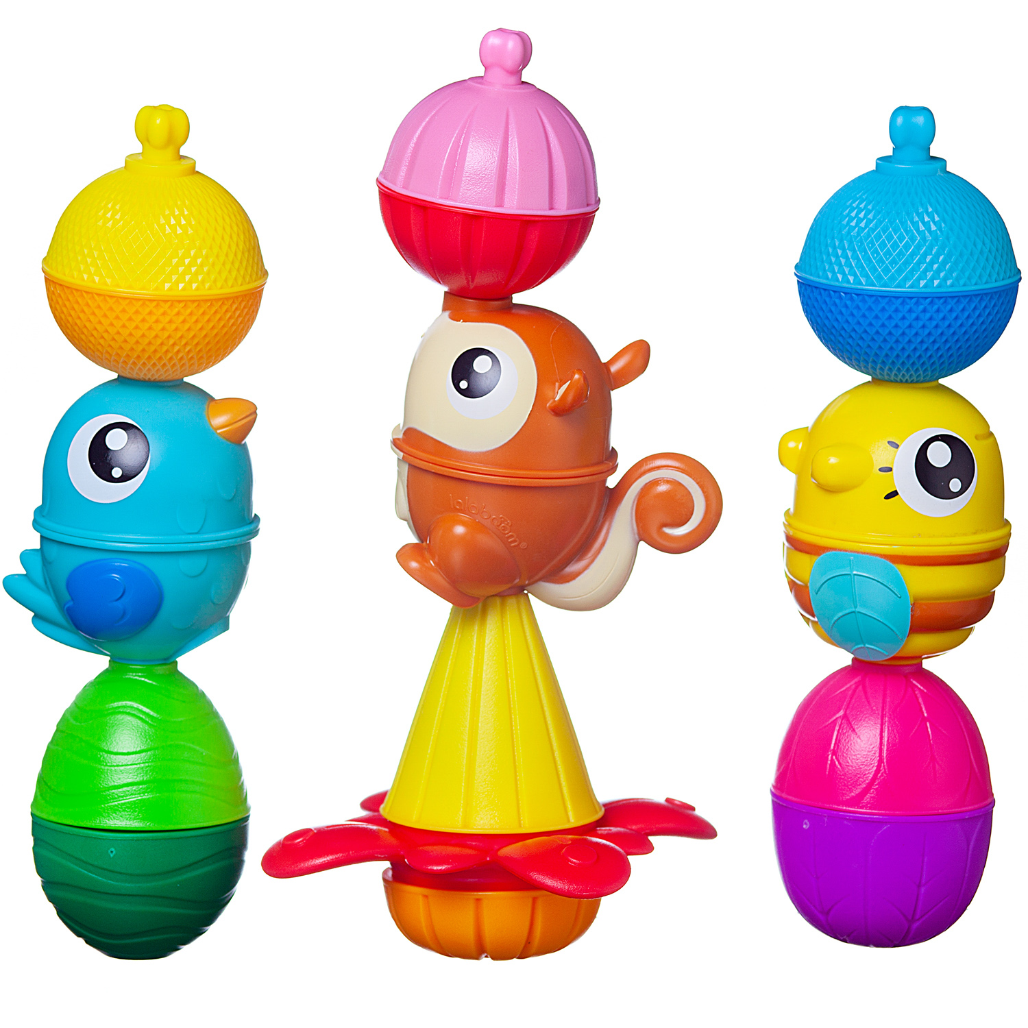 Игрушка LALABOOM Бусины-животные - фото 1