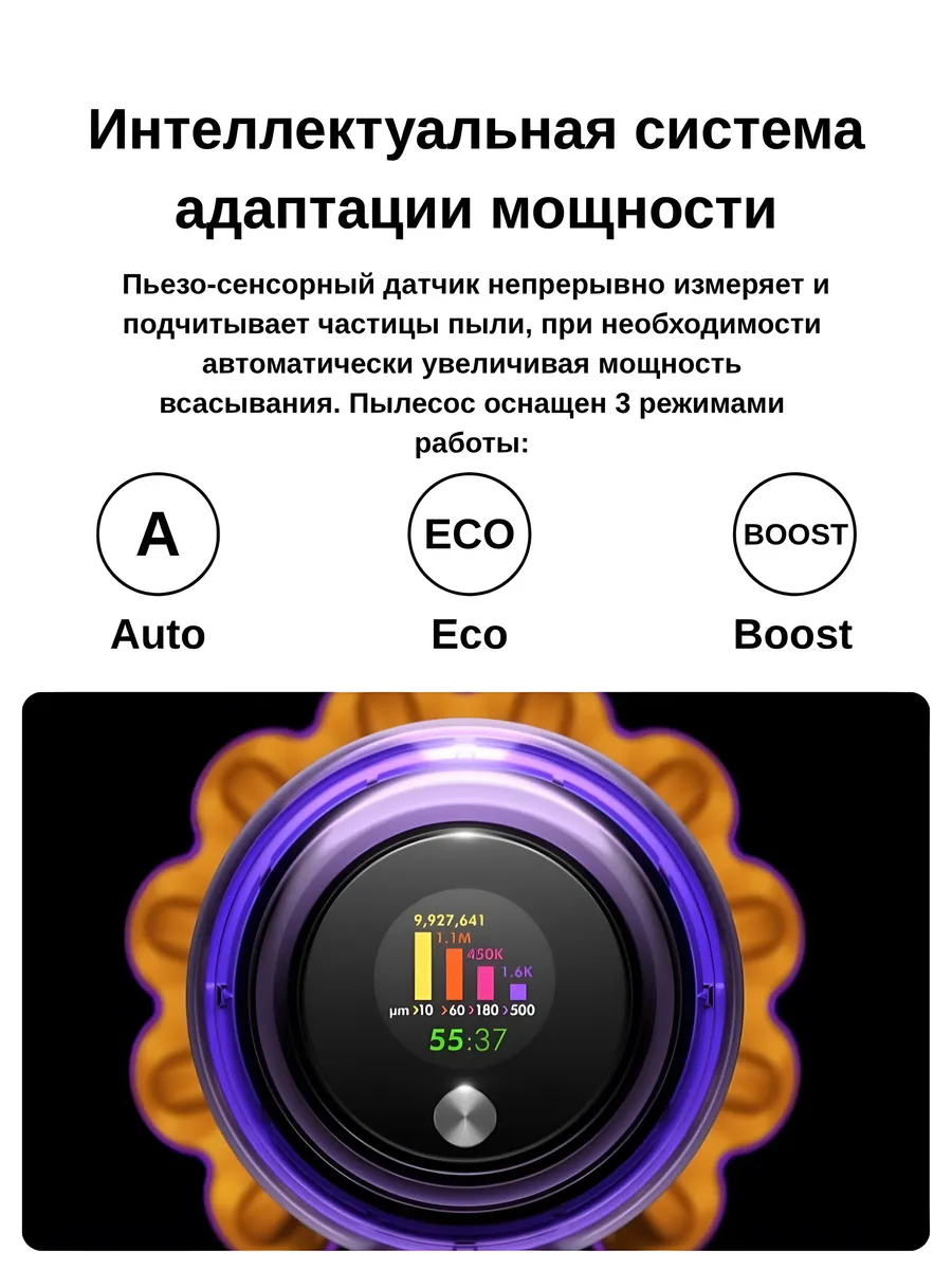 Беспроводной моющий пылесос Dyson v15s CASTLELADY Detect Submarine вертикальный - фото 6