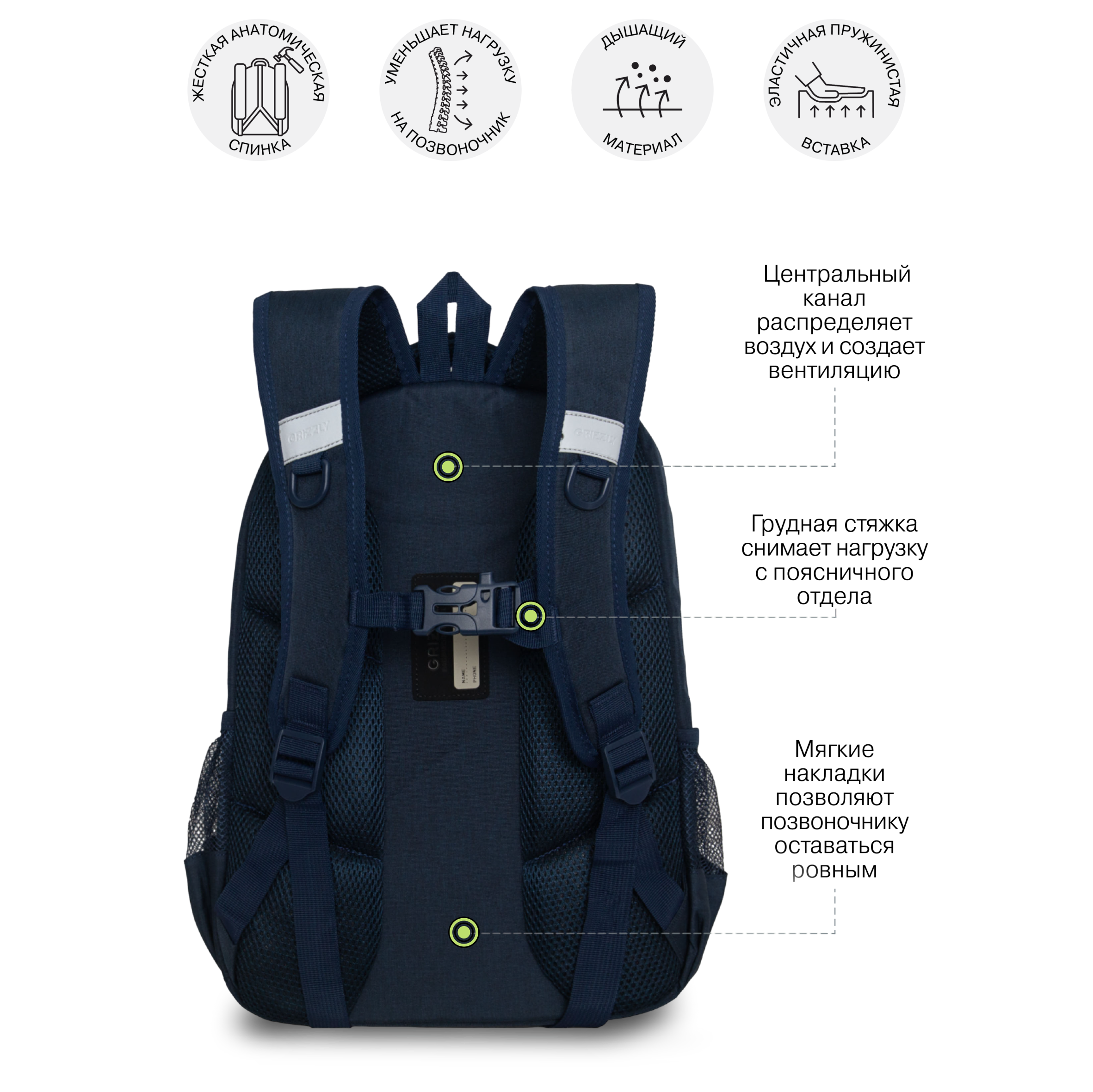 Рюкзак Grizzly для мальчика - фото 7