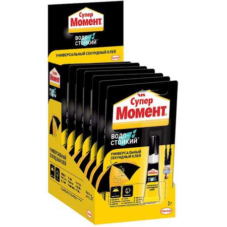 Клей HENKEL момент Супер водостойкий 3г блистер