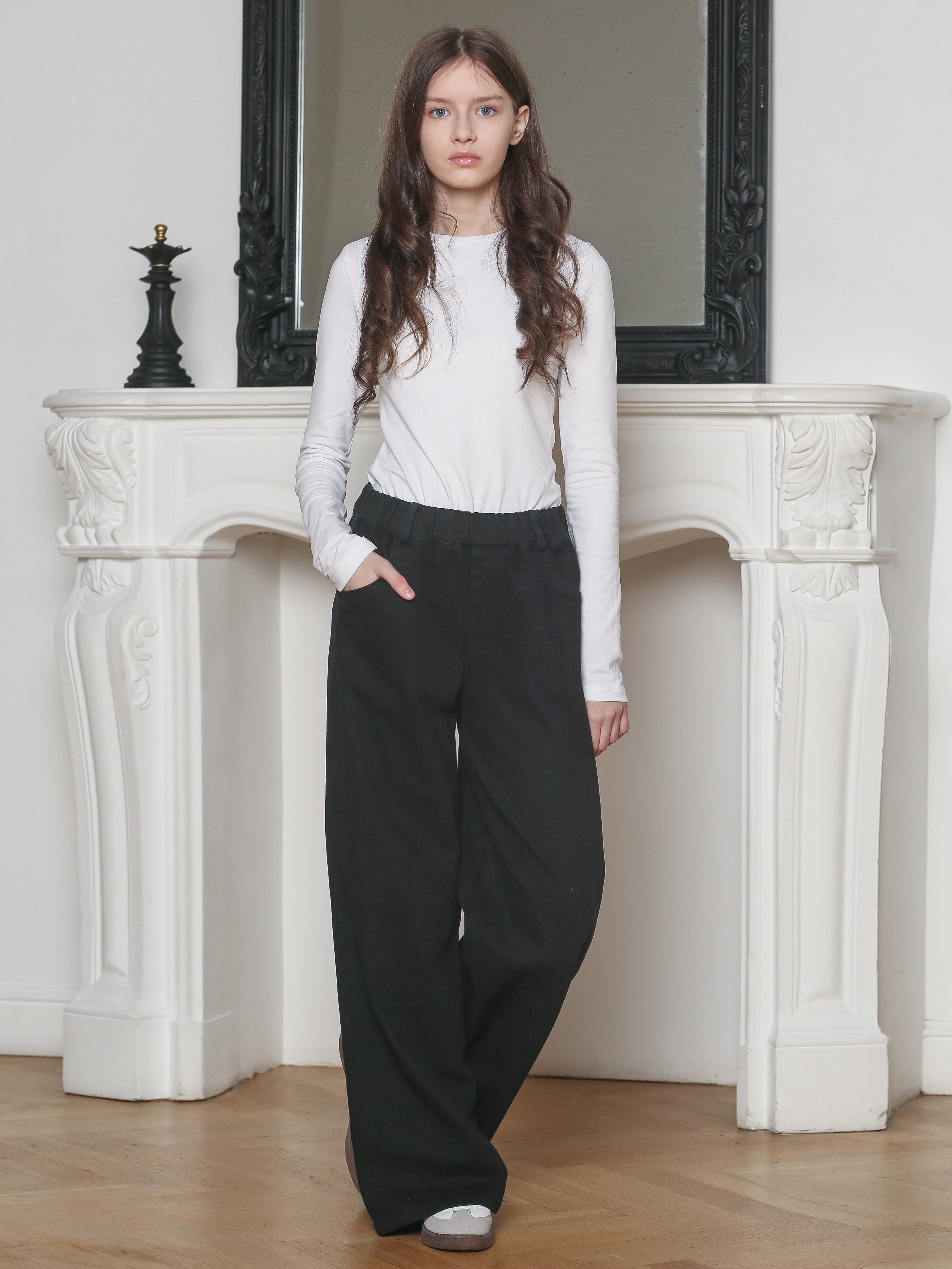 Джинсы-палаццо СИНИЙ МИР R256-IL - фото 6