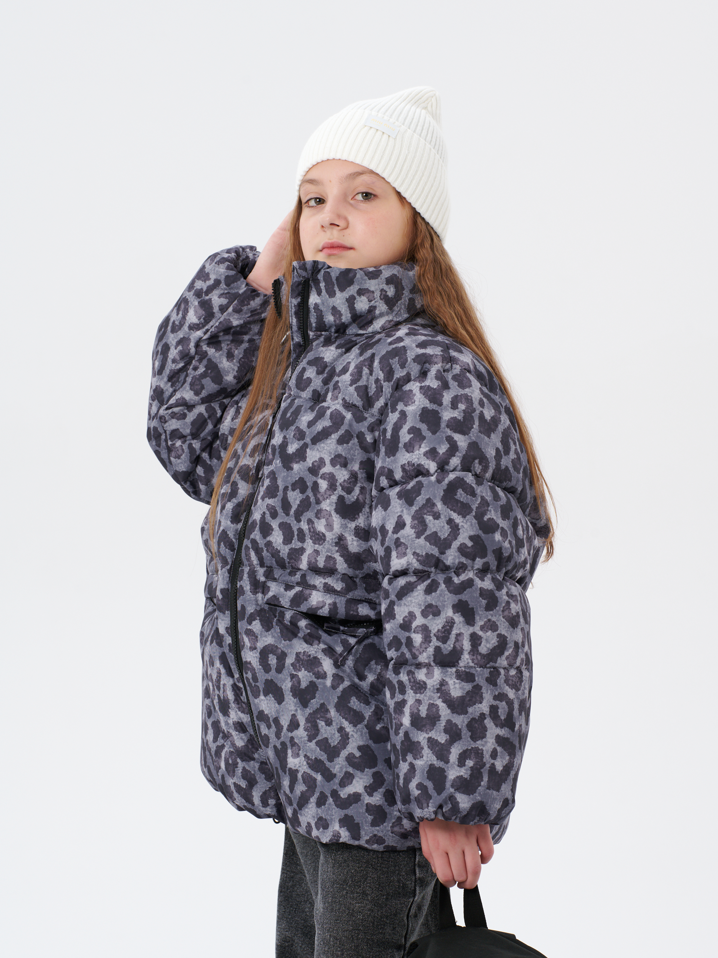 Куртка КрутышОк Т-066 серый леопард - фото 22