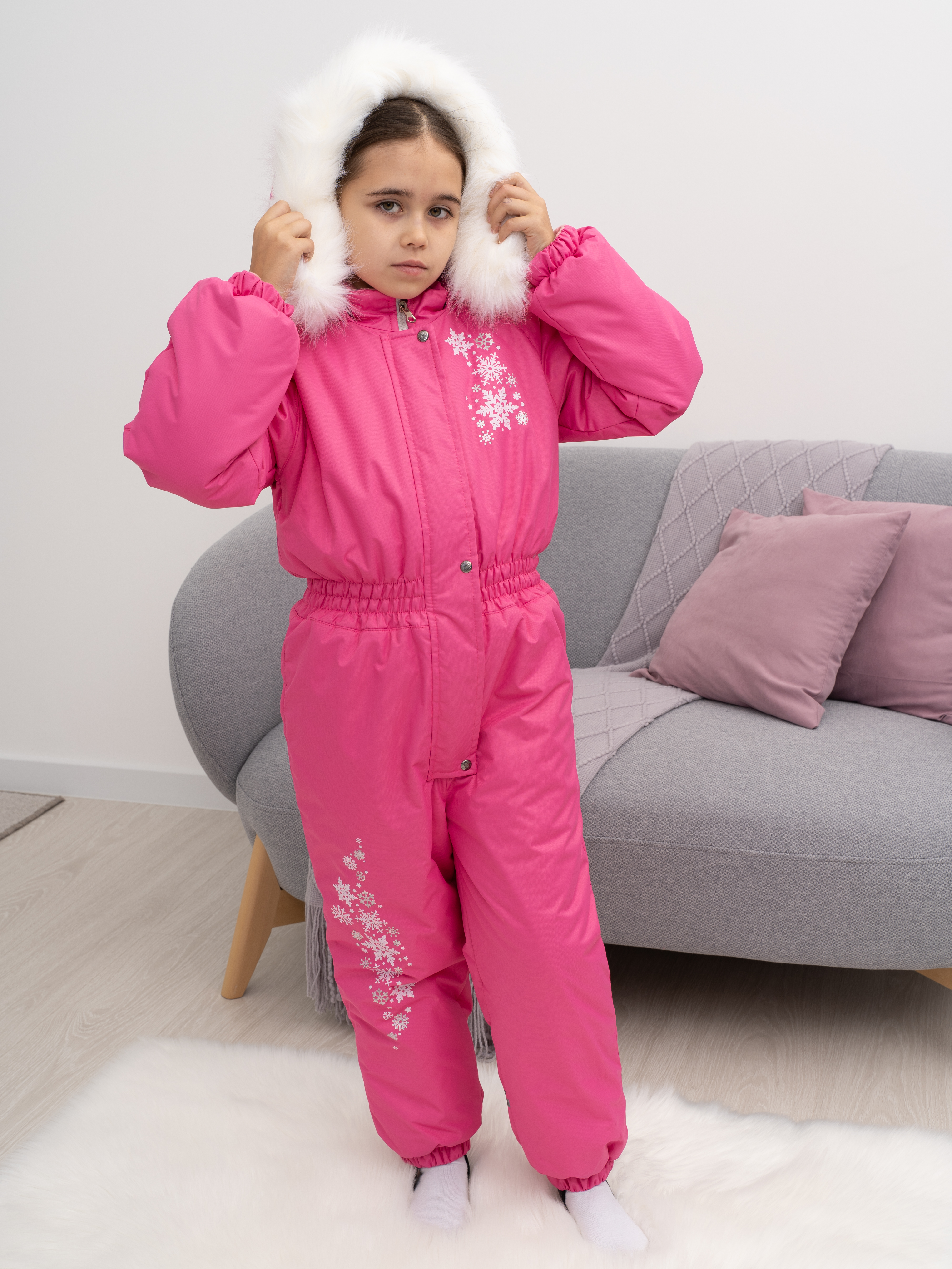 Комбинезон Arctic kids 30-019/1 розовый - фото 21