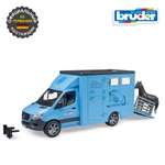Грузовик Bruder Mercedes для перевозки с лошадью 1:16