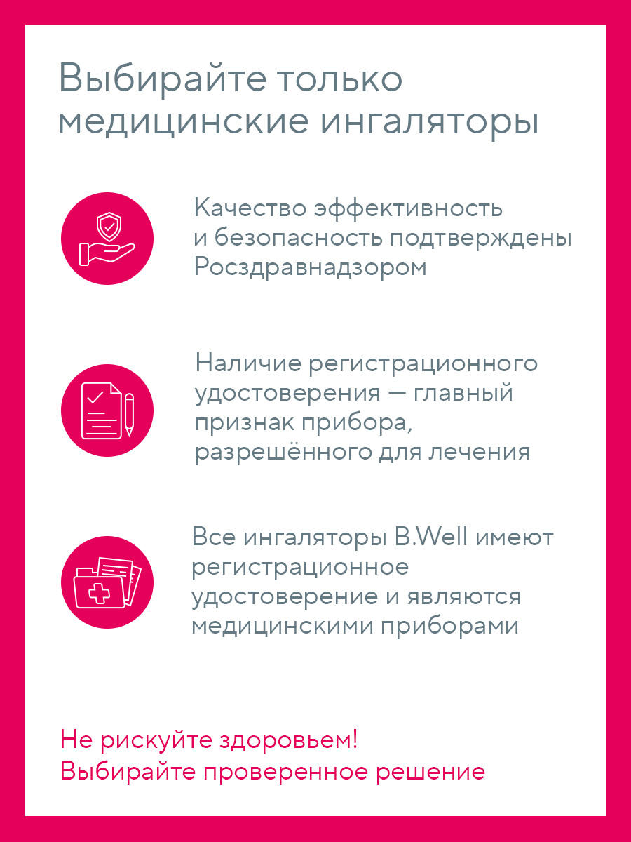 Ингалятор MED-130 B.Well MED-130 - фото 12