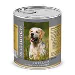 Корм для собак Dog Lunch Говядина с рубцом и печенью в желе 750г