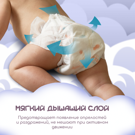 Подгузники METTIS M (5-9 кг) 82 шт.