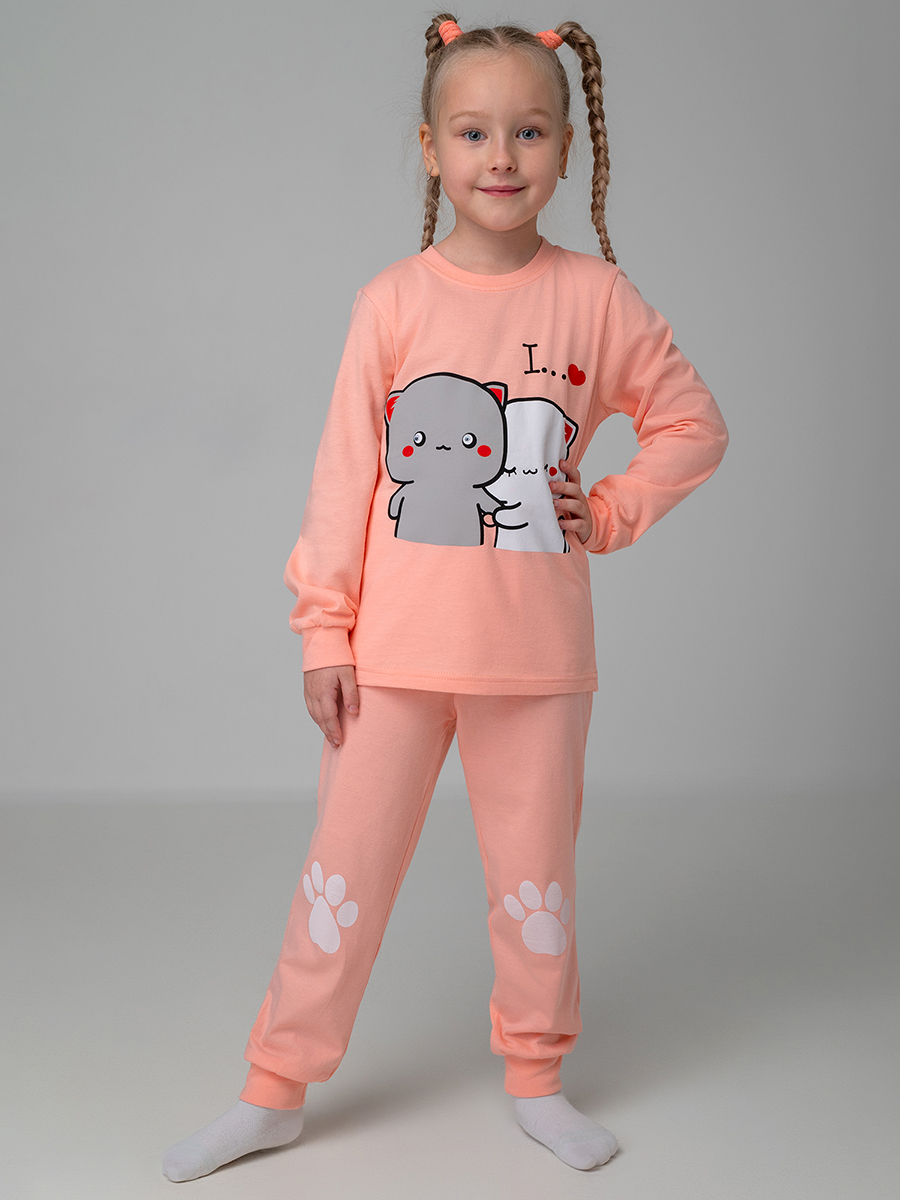 Пижама BONITO KIDS BK0976PJDперсиковый - фото 10