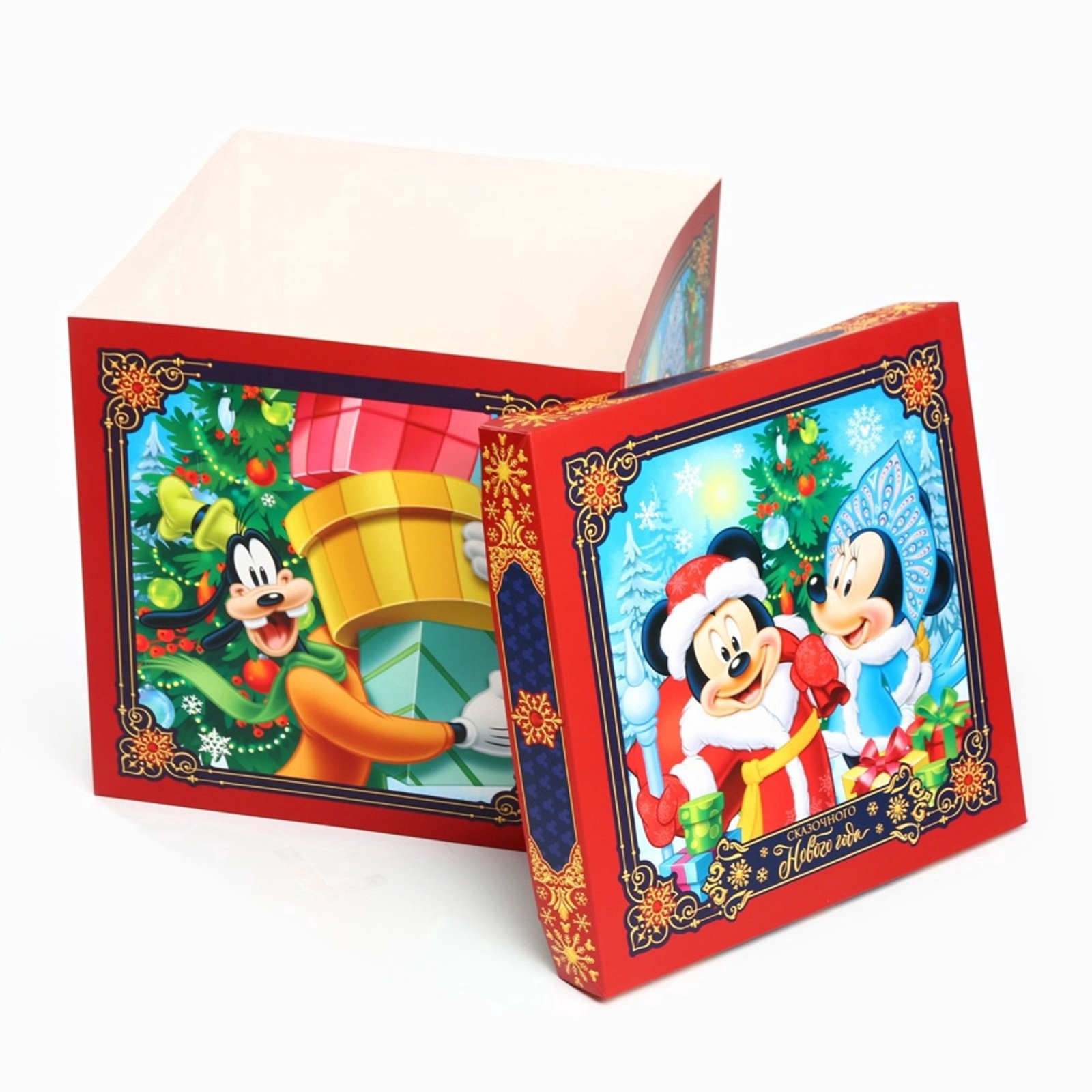 Коробка складная, новогодняя Дарите Счастье "Сказочного нового года", 30 х 30 х 30 см - фото 7