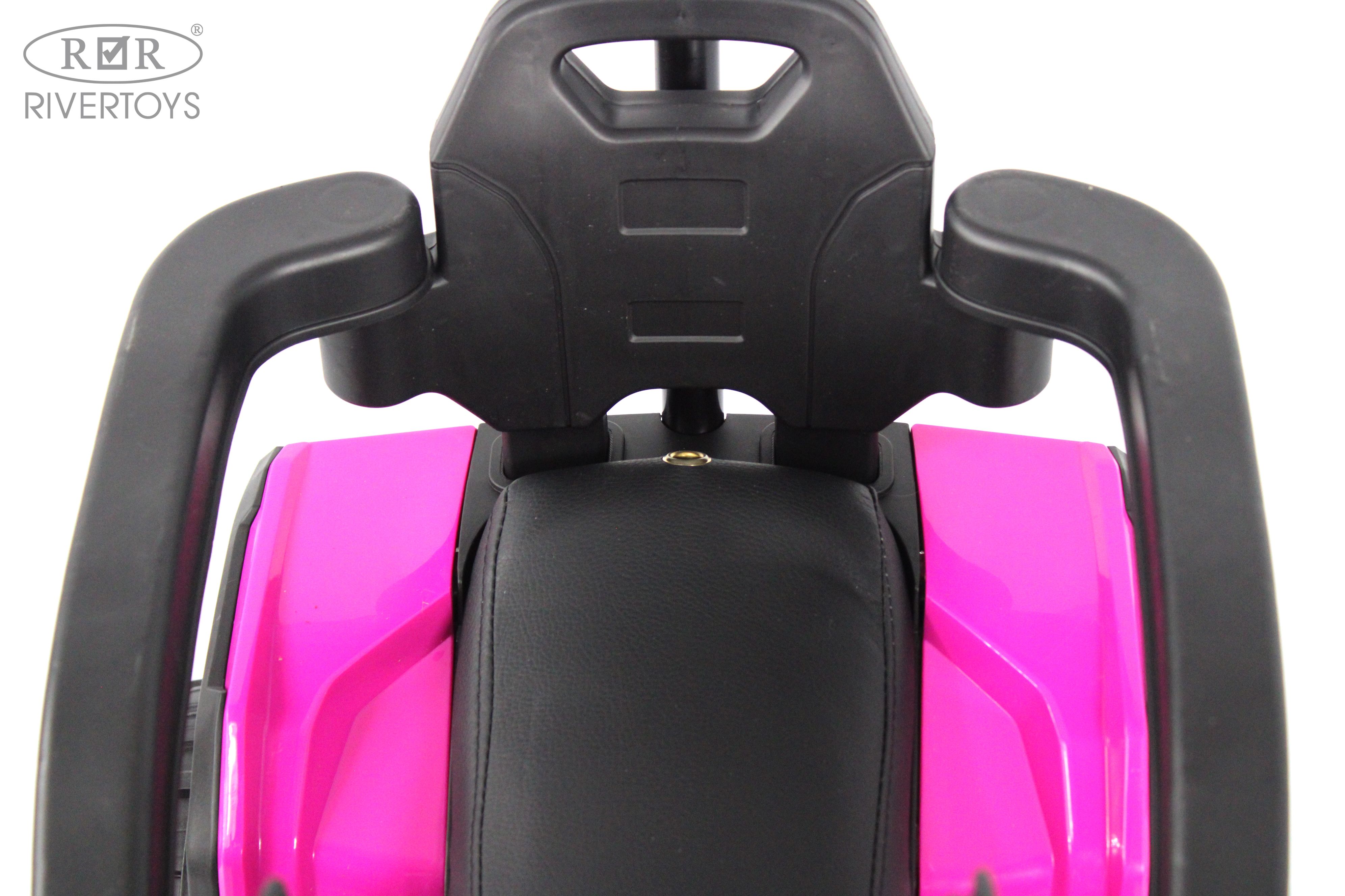 Электромобиль RIVERTOYS F003FF-NEW-PINK - фото 7