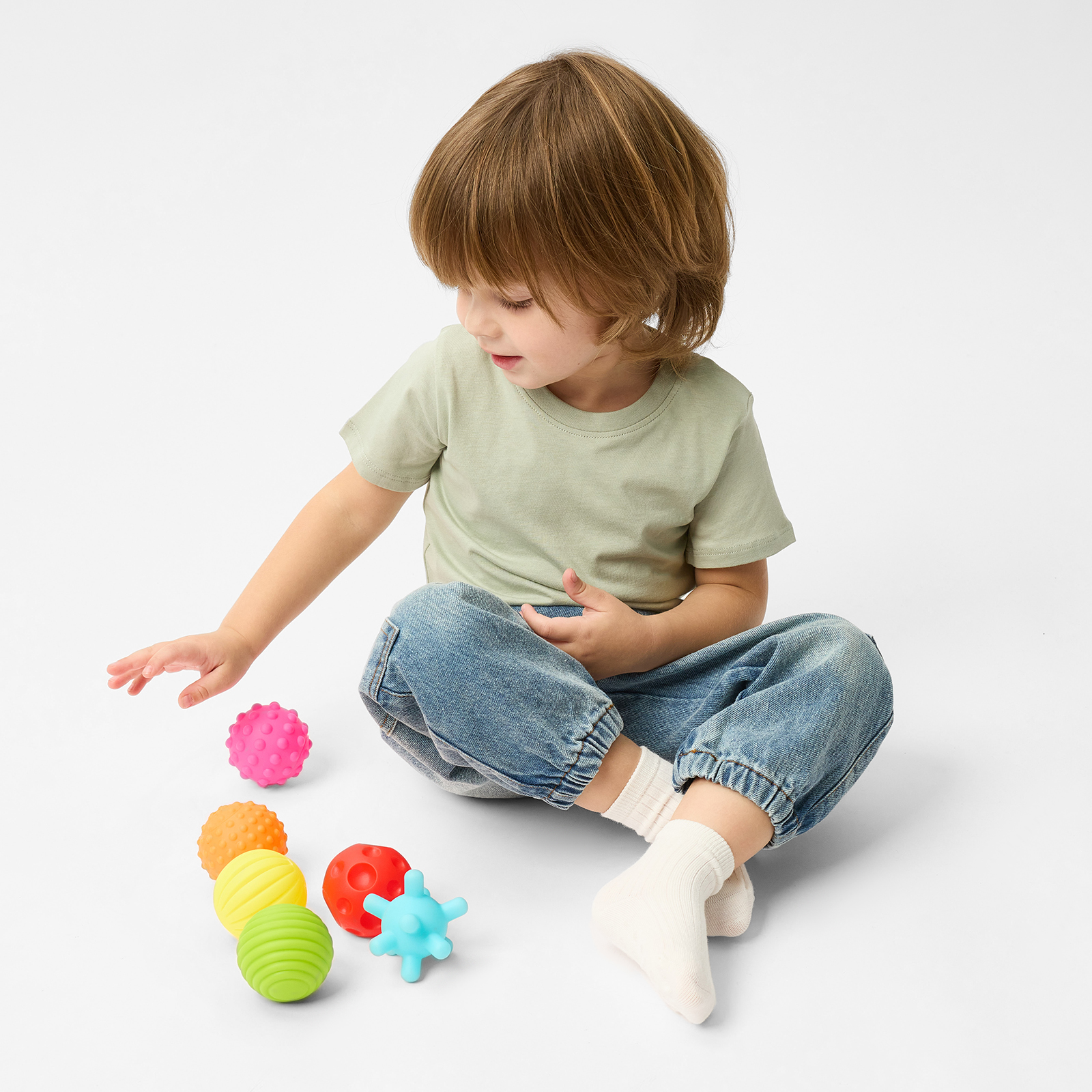 Набор игровой Baby Go для ванной Мячики 6шт BLSQ-37 - фото 2
