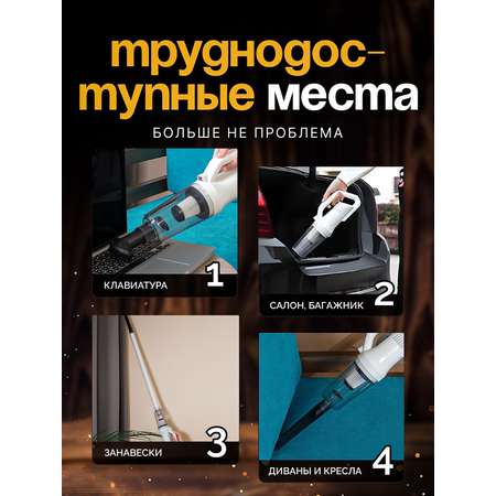 Беспроводной SHARKTOYS Вертикальный пылесос