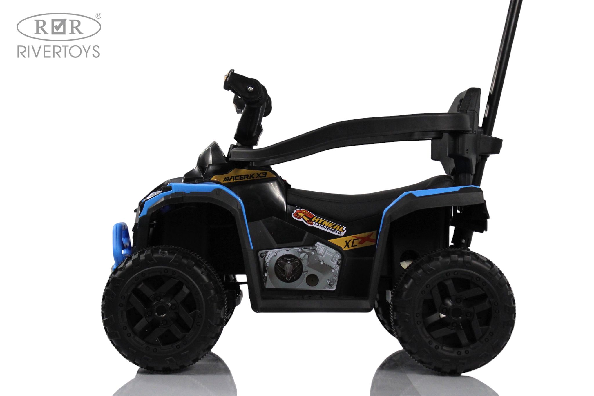Электромобиль RIVERTOYS F003FF-NEW-BLUE - фото 3