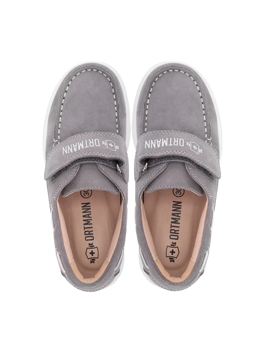 Мокасины ORTMANN kids 29.24_Marlow_серый - фото 3