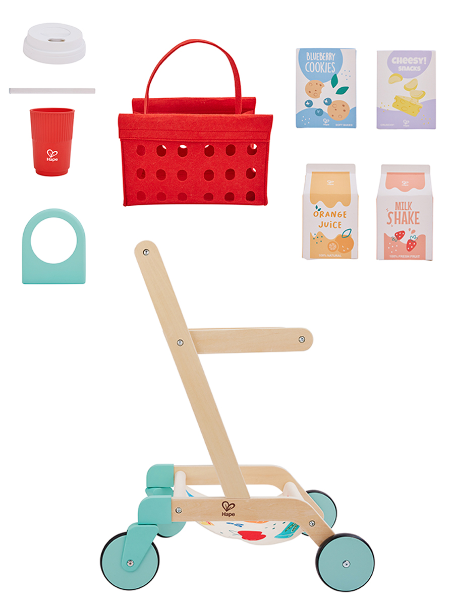 Игровой набор Hape тележки и корзинки - фото 12