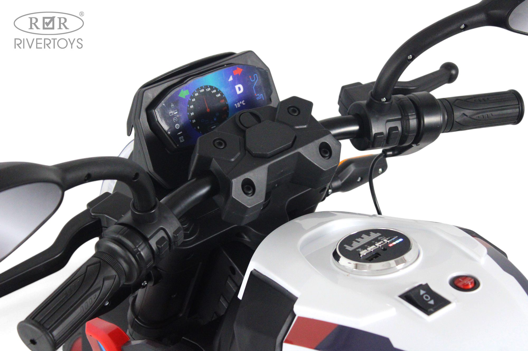 Электромобиль RIVERTOYS K808AM-WHITE - фото 15