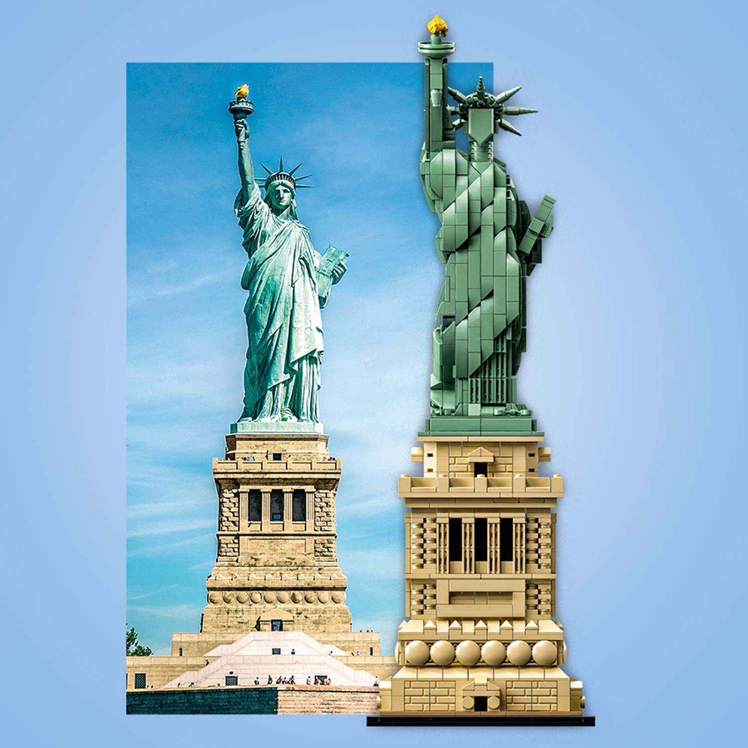 Конструктор LEGO Architecture Статуя Свободы блочный - фото 4
