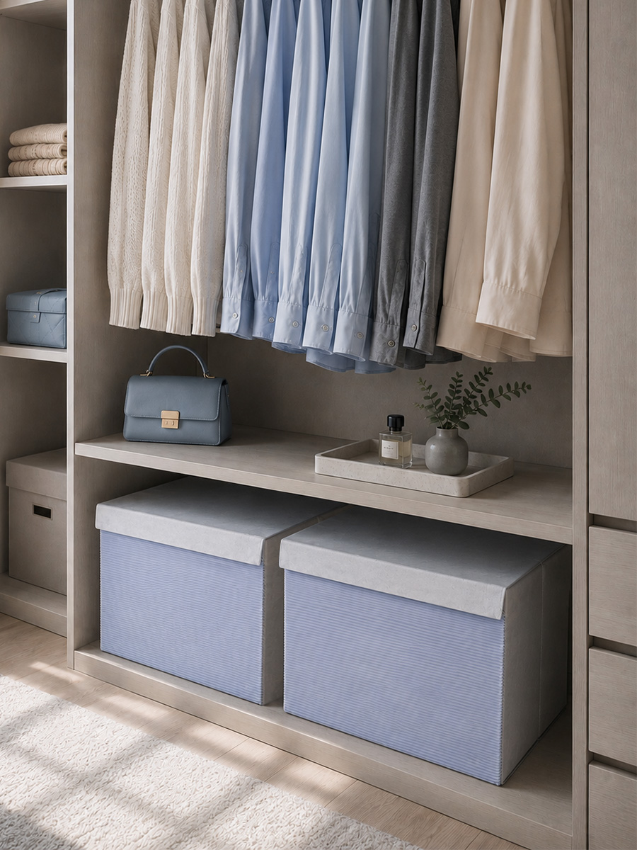Корзина для игрушек из войлока Textile NN Синий трактор - фото 10