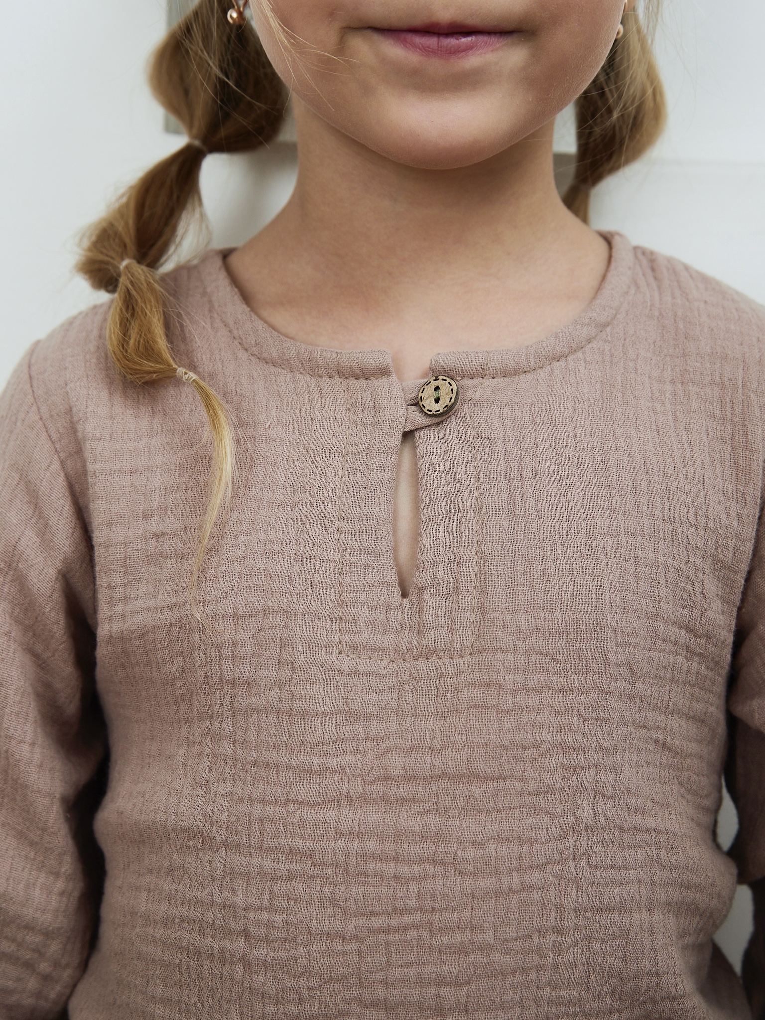 Лонгслив и брюки MOUN Костюм_муслин_бежевый - фото 8